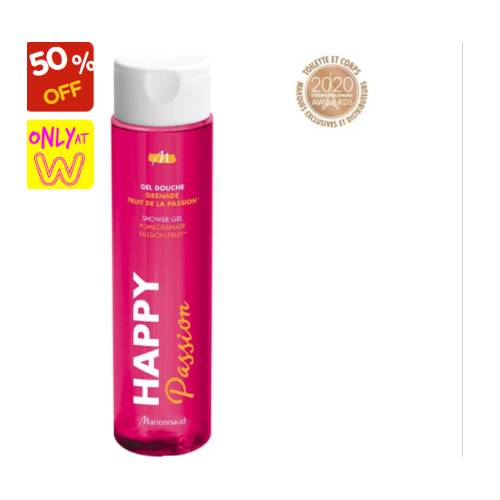 Happy Passion Shower Gel Body Wash Pomegranate & Passion Fruit 250ml