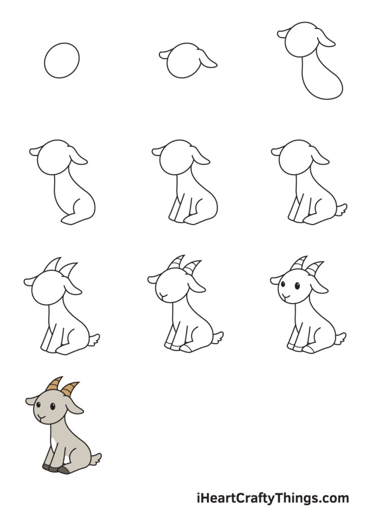 Drawing-Goat-in-10-Easy-Steps