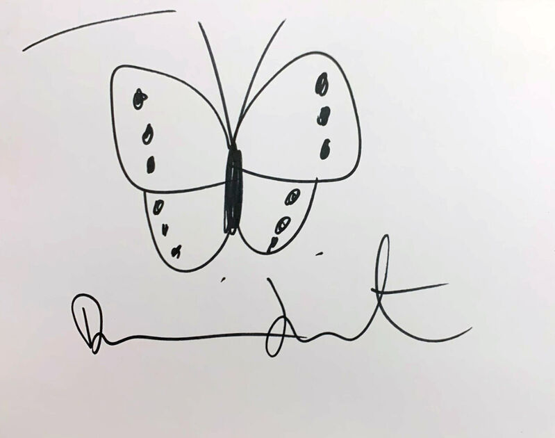 small butterfly drawing